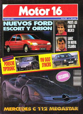 Coches: MOTOR 16 N&ordm; 350 (7-07-90)