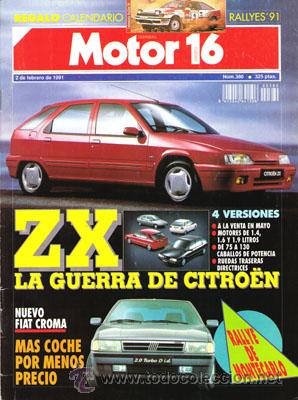 Coches: MOTOR 16 N&ordm; 380 (2-02-91)