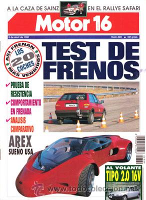 Coches: MOTOR 16 N&ordm; 389 (9-04-91)