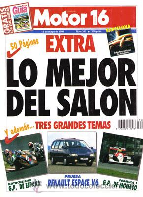 Coches: MOTOR 16 N&ordm; 395 (18-05-91)