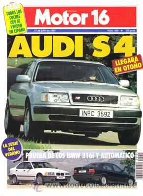 Coches: MOTOR 16 N&ordm; 405 (27-07-91)