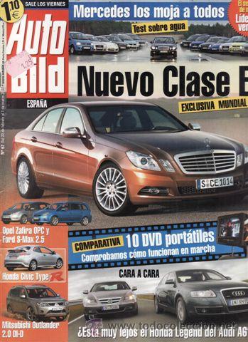 Coches: REVISTA AUTO BILD N&ordm; 67 A&Ntilde;O 2007.COMP HONDA LEGEND 3.5 V6 Y AUDI A6 3.2 FSI QUATTRO. OPEL ZAFIRA OPC