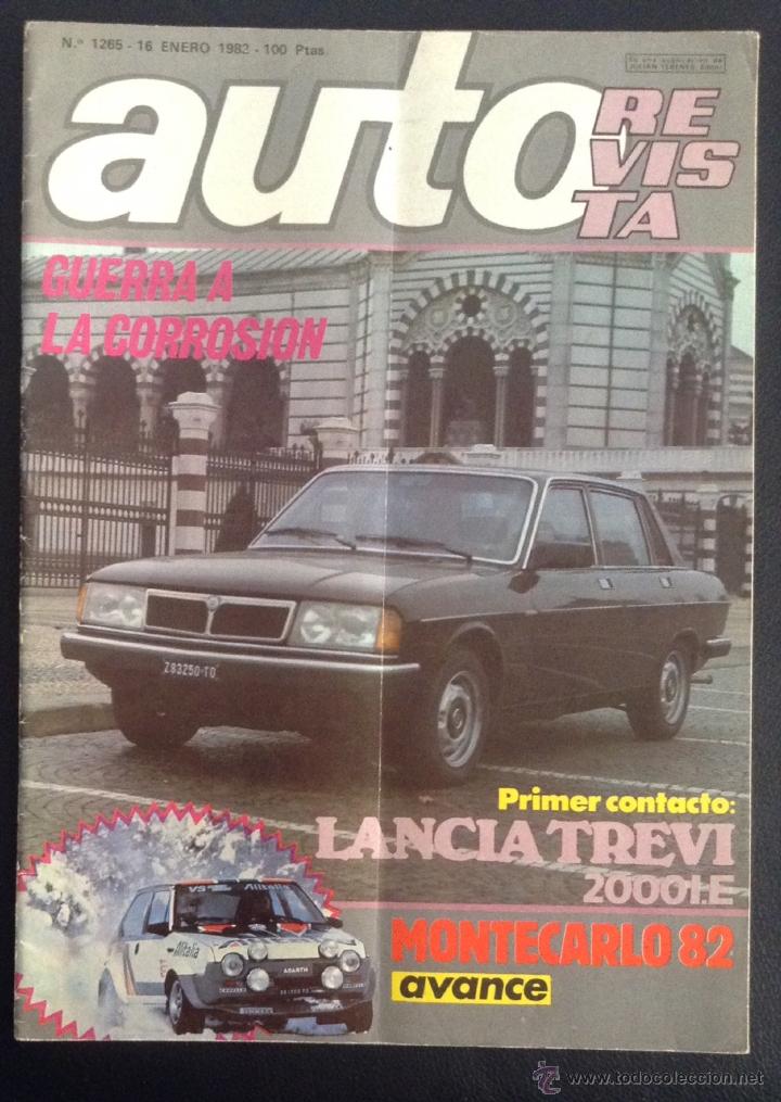 Coches: auto-revista n&ordm; numero 1265 de 1982 lancia trevi 2000 i.