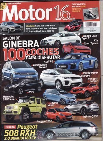 Coches: REVISTA MOTOR 16 N&ordm; 1632 A&Ntilde;O 2015. PRUEBA: PEUGEOT 508 RXH 2.0 BLUE HDI 180 CV.