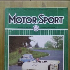 Coches: MOTOR SPORT / THO SHILLINGS AND SIXPENCE/ FOUNDED IN THE YEAR NINTEEN TWENTY-FOUR / JULY 1970 / Nº