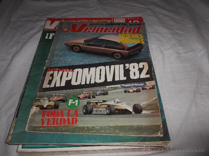 Coches: VELOCIDAD N&ordm; 1078. EXPOMOVIL 1982. F-1, TODA LA VERDAD. ALFA ROMEO. YAMAHA. FIAMM.