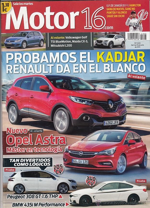 Coches: REVISTA MOTOR 16 N&ordm; 1646 A&Ntilde;O 2015. PRUEBA: PEUGEOT 308 GT 1.6 THP. BMW 435I M PERFORMANCE.