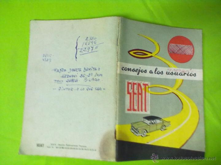 Coches: CONSEJOS A LOS USUARIOS SEAT