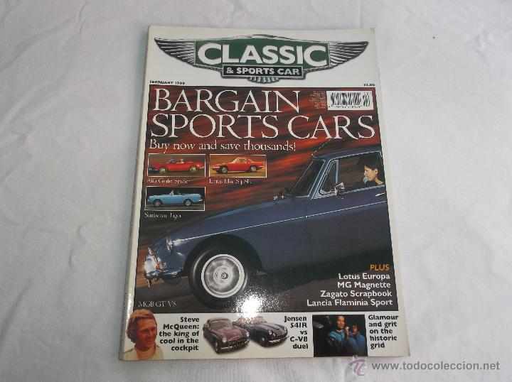 Coches: CLASSIC & SPORTS CAR  FEBRUARY 1999: BARGAIN SPORTS CARS. LANCIA FLAMINIA. ZAGATO SPORT. JENSEN 54IR