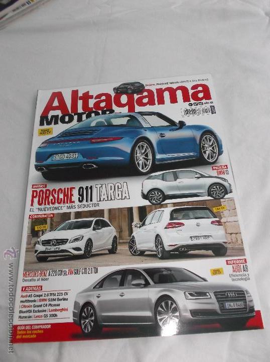 Coches: ALTAGAMA MOTOR N&ordm; 135: PORSCHE 911 TARGA. PRUEBA BMW 13. AUDI A8. LEXUS GS 300H. PORSCHE MACAN. WOLS
