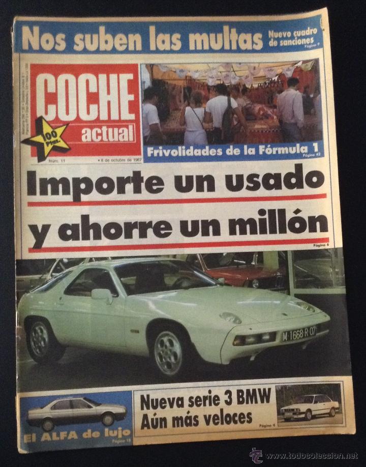 Coches: revista coche actual n&uacute;mero n&ordm; 11 1987 bmw serie 3 alfa
