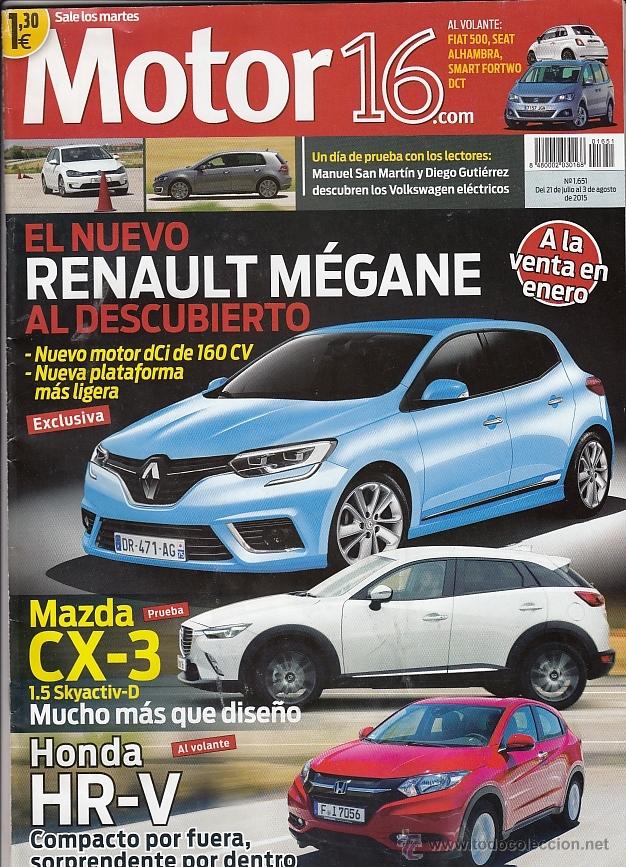 Coches: REVISTA MOTOR 16 N&ordm; 1651 A&Ntilde;O 2015. PRUEBA: MAZDA CX3. 1.5 SKYACTIV D.