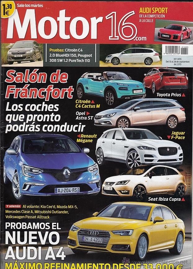 Coches: REVISTA MOTOR 16 N&ordm; 1655 A&Ntilde;O 2015.