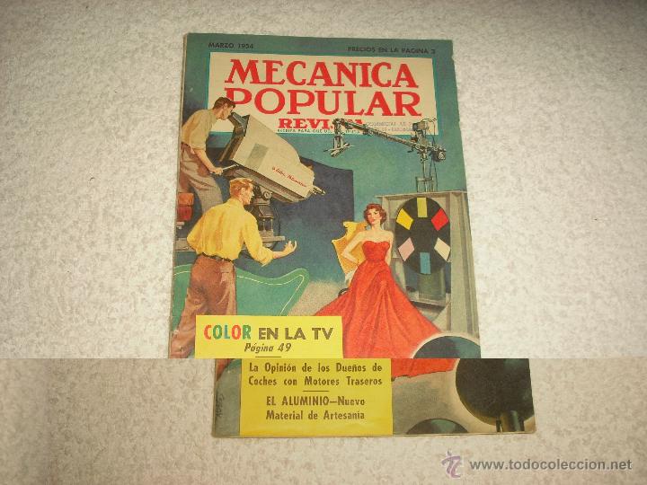 Coches: MECANICA POPULAR . MARZO 1954 - Foto 1