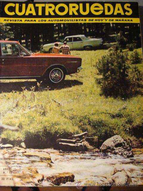Coches: REVISTA CUATRORUEDAS - NUM. 35 - Dodge portada - Ford Taunus - Ford Cortina - Renault R10 Fiat Dino