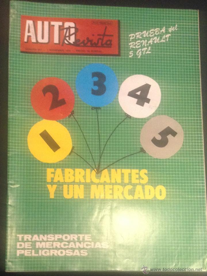 Carros: autorevista auto revista n&ordm; 957 prueba renault 5 gtl