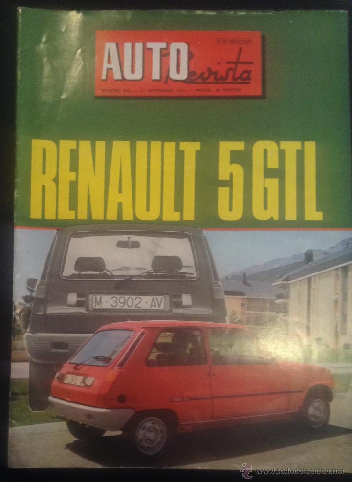 Carros: autorevista auto revista n&ordm; 952 renault 5 gtl