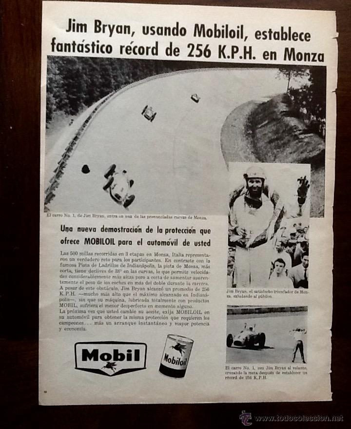 Voitures: ANUNCIO. RECORD EN MONZA 256 KILOMETROS POR HORA. MOBIL. ENVIO INCLUIDO EN EL PRECIO.