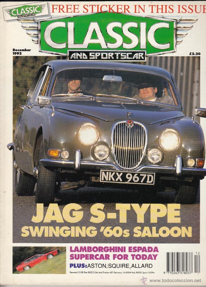 Coches: REVISTA CLASSIC N&ordm; 12 A&Ntilde;O 1992. PRUEBA: JAGUAR S-TYPE. IDIOMA INGLES.