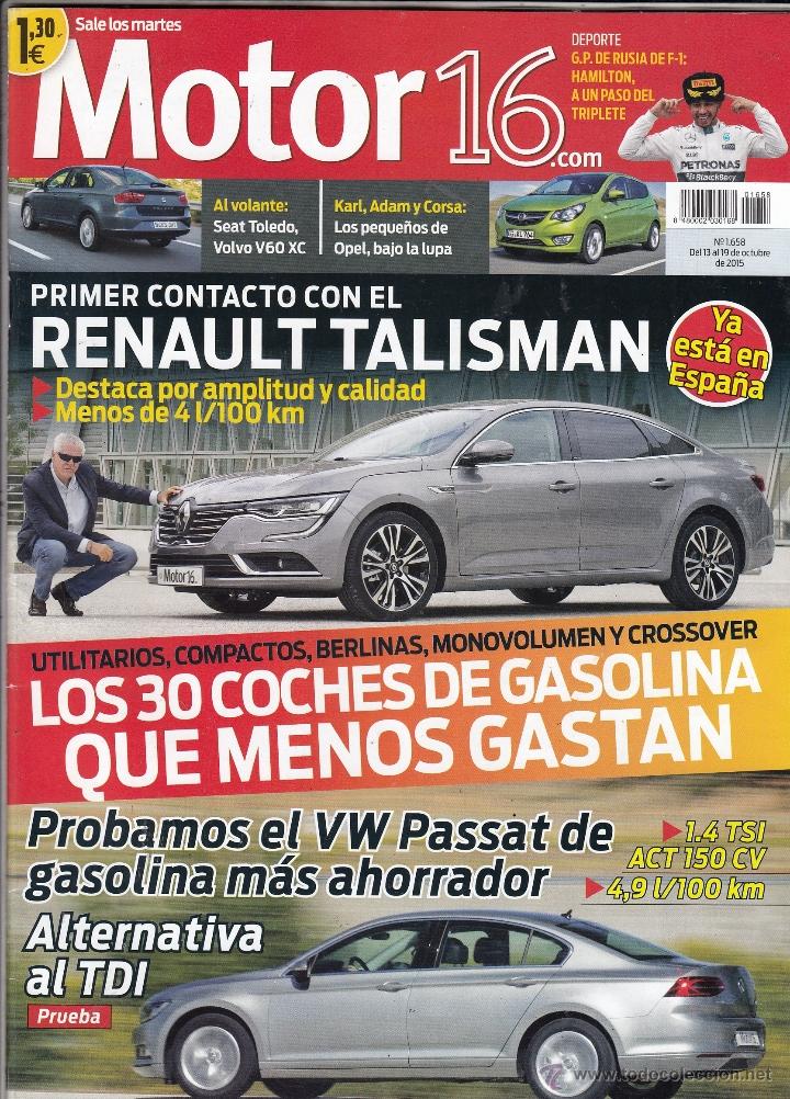 Coches: REVISTA MOTOR 16 N&ordm; 1658 &Ntilde;AO 2015.