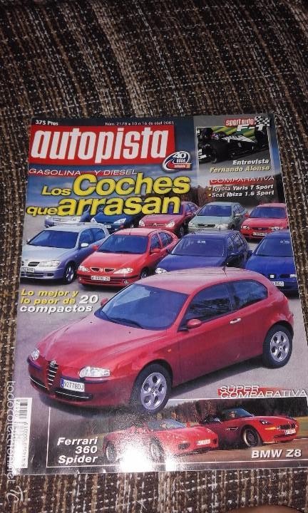 Coches: Autopista n&ordm; 2178 (10-04-2001) (comparativa Ferrari 360 Spider y BMW Z8, compactos gasolina-di&eacute;sel)
