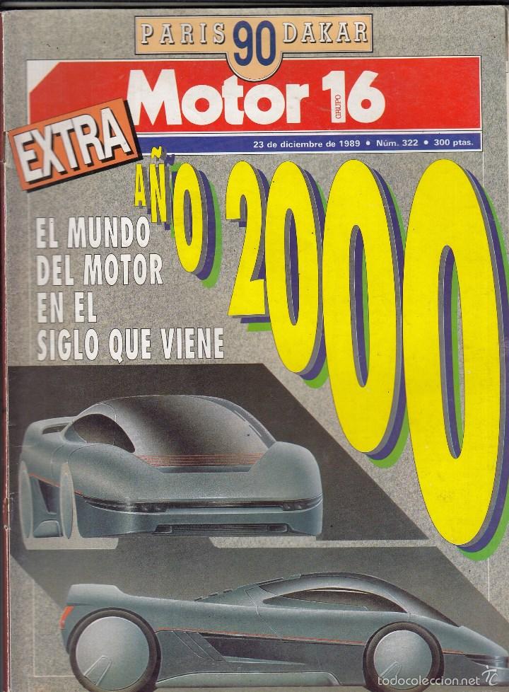 Coches: REVISTA MOTOR 16 N&ordm; 322 A&Ntilde;O 1989. PRU: FIAT UNO TURBO IE. COMP: VW CARAVELLE CARAT Y RENAULT ESPACE