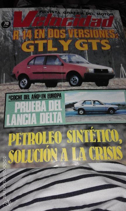 Coches: Velocidad n&ordm; 957 (12-01-80) (Renault 14 GTS y GTL, prueba Lancia Delta, Datsun 180 SX, pretr&oacute;leo)