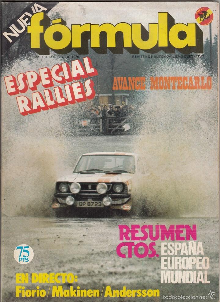 Voitures: REVISTA FORMULA N&ordm; 131 A&Ntilde;O 1976. RESUMEN CAMPEONATO RALLIES. ESPA&Ntilde;A, EUROPEO Y MUNDIAL.