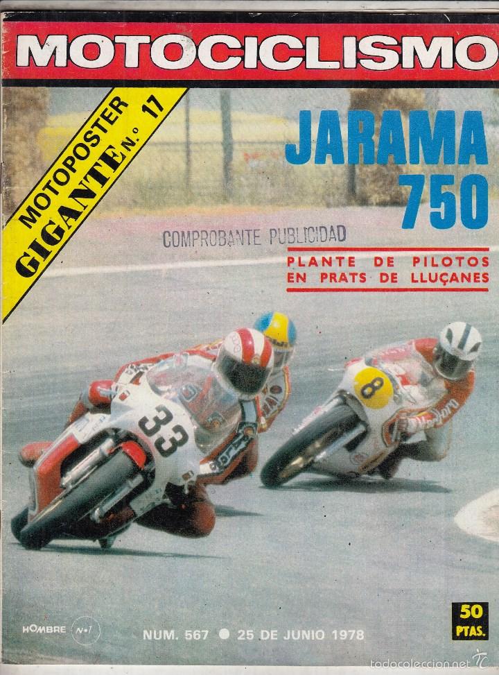 Coches: REVISTA MOTOCICLISMO N&ordm; 567 A&Ntilde;O 1978.