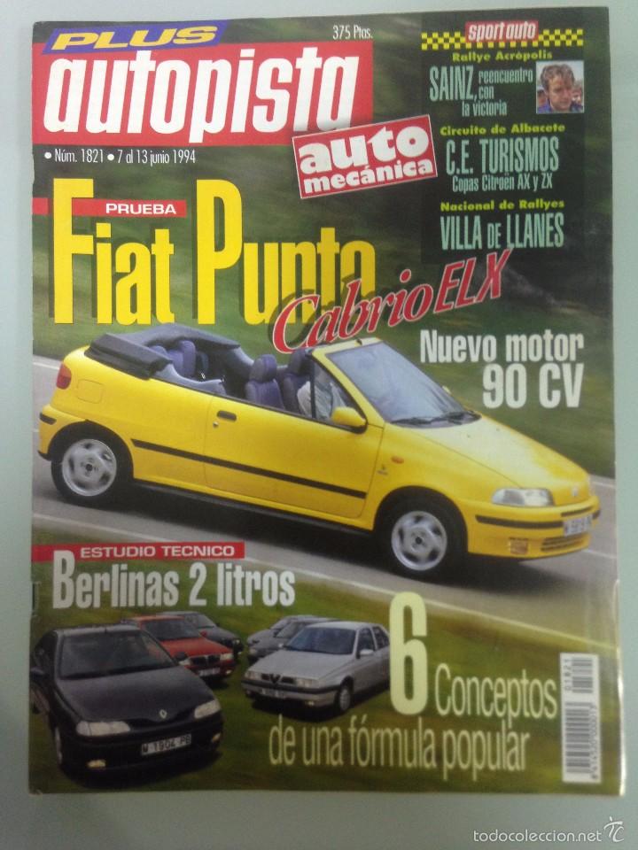 Autopista 11 7 6 94 Fiat Punto Cabrio Elx B Buy Old Car Magazines At Todocoleccion