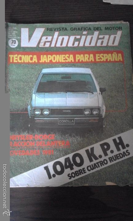 Coches: Velocidad n&ordm; 997 (18-10-80) (Sal&oacute;n de Par&iacute;s, nuevos Rover 1981 y Chysler-Dogde 1981)