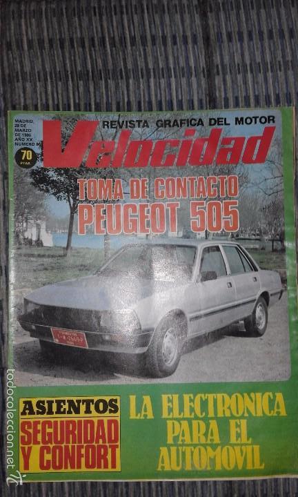 Coches: Velocidad n&ordm; 968 (29-3-1980) (prueba Peugeot 505)