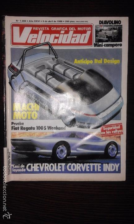 Coches: Velocidad n&ordm; 1280 (5-4-1986) (Fiat Regata 100S Weekend, Alfa Romeo contra Citro&euml;n BX Sport)