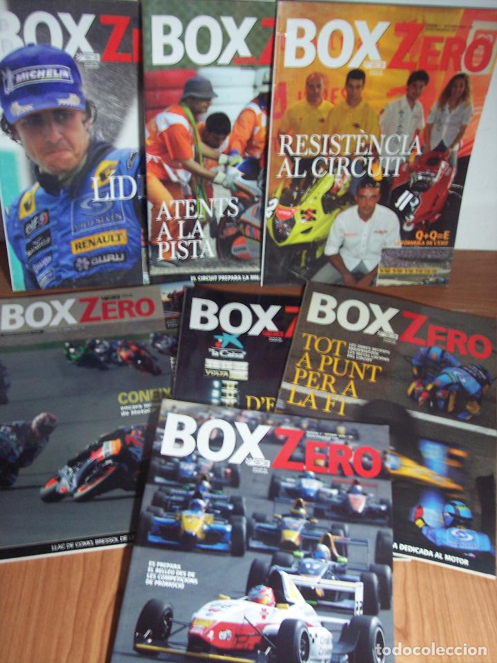 Autos: LOTE DE 7 REVISTAS BOX ZERO (CIRCUIT DE CATALUNYA) N&ordm; 2-3-4-5-7-8-10 - TEXTO EN CATAL&Aacute;N