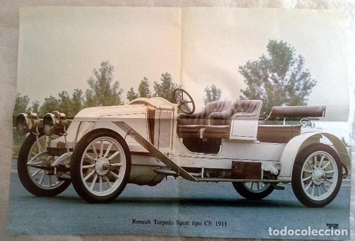 Voitures: Poster Renault Torpedo Sport de la Revista Motor Joven, a&ntilde;os 80. 58&acute;5 x 40&acute;5 cm. Doblado.