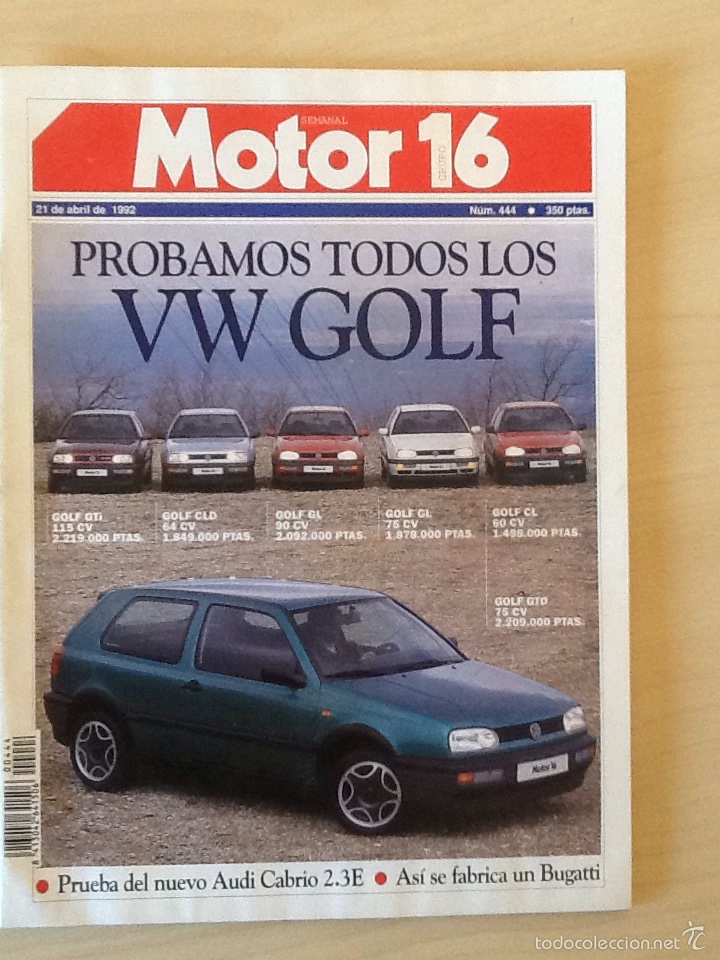 Coches: Motor 16 N 444 21 de abril de 1992
