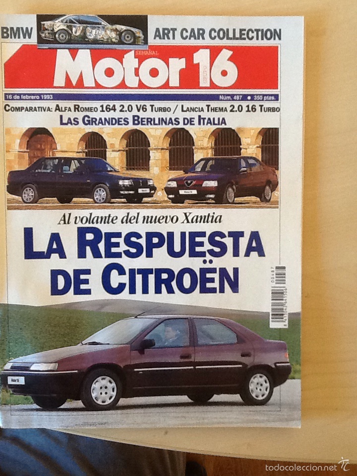 Coches: Motor 16 N 487 16 de febrero 1993