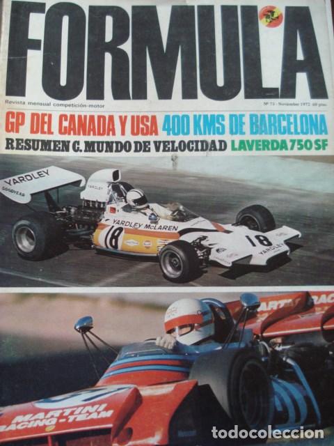 Cars: REVISTA FORMULA NUM 73 Laverda 750 SF - Formula 1430 - GP USA - Jarama - Speedway- Jochen Mass