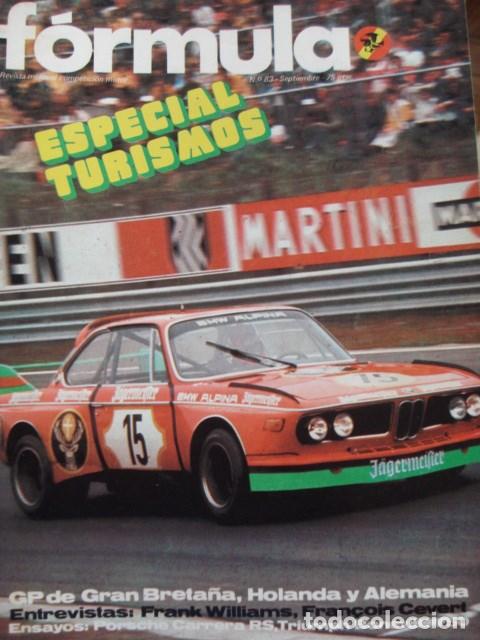 Cars: REVISTA FORMULA NUM 83 F1 - Ensayo Porsche 911 RS - Triumph Boneville prueba - Can Am