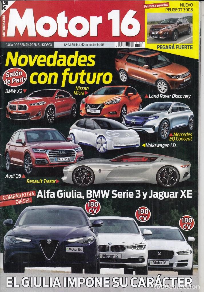 Coches: REVISTA MOTOR 16 N&ordm; 1685 A&Ntilde;O 2016. COMP: ALFA ROMEO GIULIETA 2.2 DIESEL 180 SUPER AUT. BMW 320D AUT