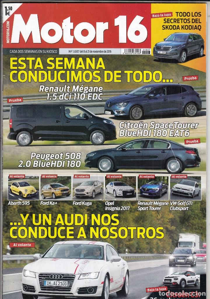 Coches: REVISTA MOTOR 16 N&ordm; 1687 A&Ntilde;O 2016. PRUEBA. CITROEN SPACETOURER BLUEHDI 180 EAT6.