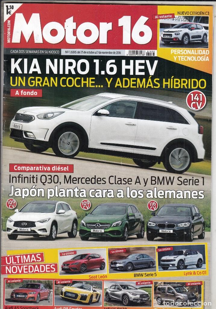 Coches: REVISTA MOTOR 16 N&ordm; 1686 A&Ntilde;O 2016. PRUEBA: KIA NIRO 1.6 HEV EMOTION COMPARATIVA: BMW 116D 5P ED.