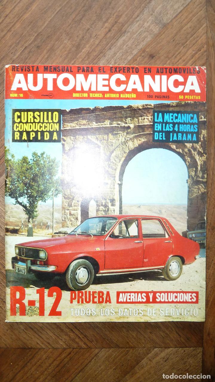 Coches: AUTOMECANICA  N&ordm; 16   A&Ntilde;O  1969 - Foto 1