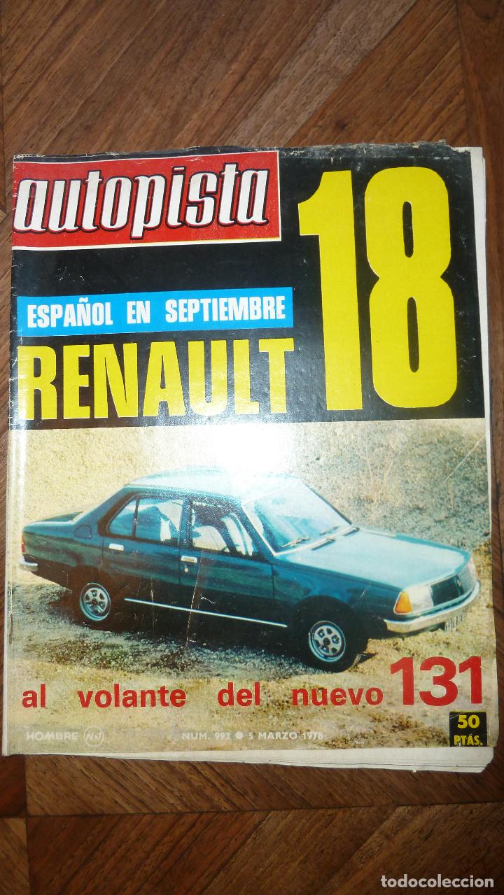 Coches: AUTOPISTA  N&ordm; 993  -  5 MARZO 1978 - Foto 1