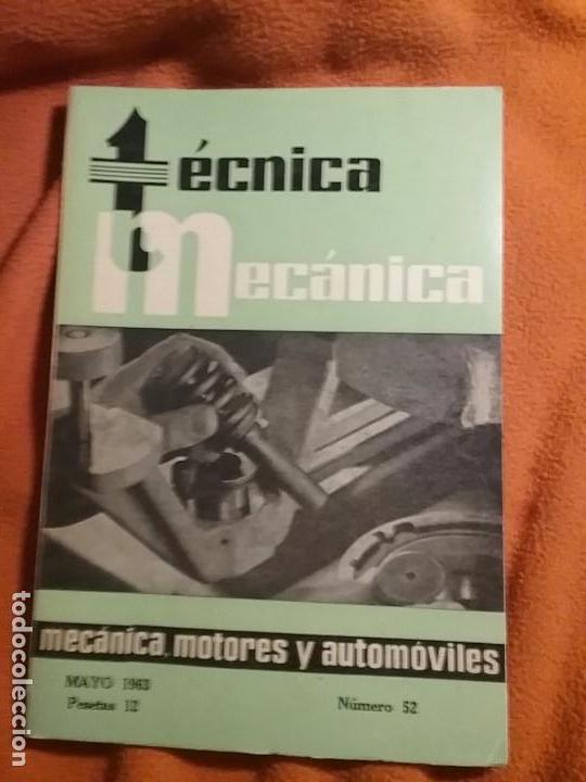 Voitures: N&deg; 52 mayo 1963. Borgward 2300-L. T&eacute;cnica mec&aacute;nica motores y autom&oacute;viles. Ceac.