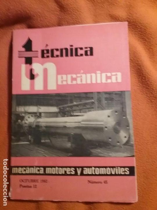 Voitures: N&deg; 45 octubre 1962. Simca 1000. T&eacute;cnica mec&aacute;nica motores y autom&oacute;viles. Indice, en fotos