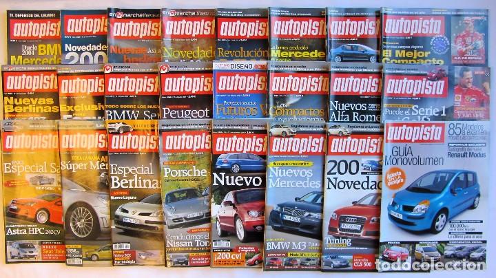 Voitures: AUTOPISTA LOTE DE 23 N&Uacute;MEROS + 1 SUPLEMENTO DEL A&Ntilde;O 2004 VER FOTOGRAF&Iacute;AS