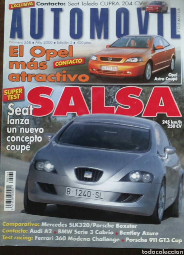 Coches: Revista Automovil n&uacute;mero 268 de 2000 Opel Astra Coupe Seat Salsa