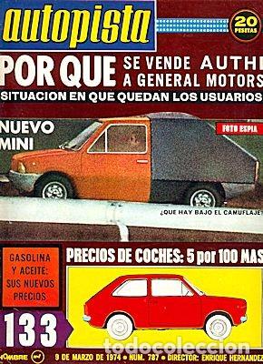 Carros: AUTOPISTA 787 OPEL REKORD  AUSTIN VICTORIA