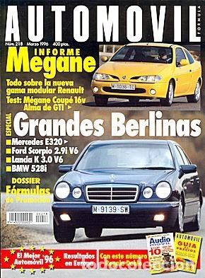 Coches: AUTOMOVIL 218 RENAULT MEGANE COUPE  MERCEDES  E 320 BMW 528I
